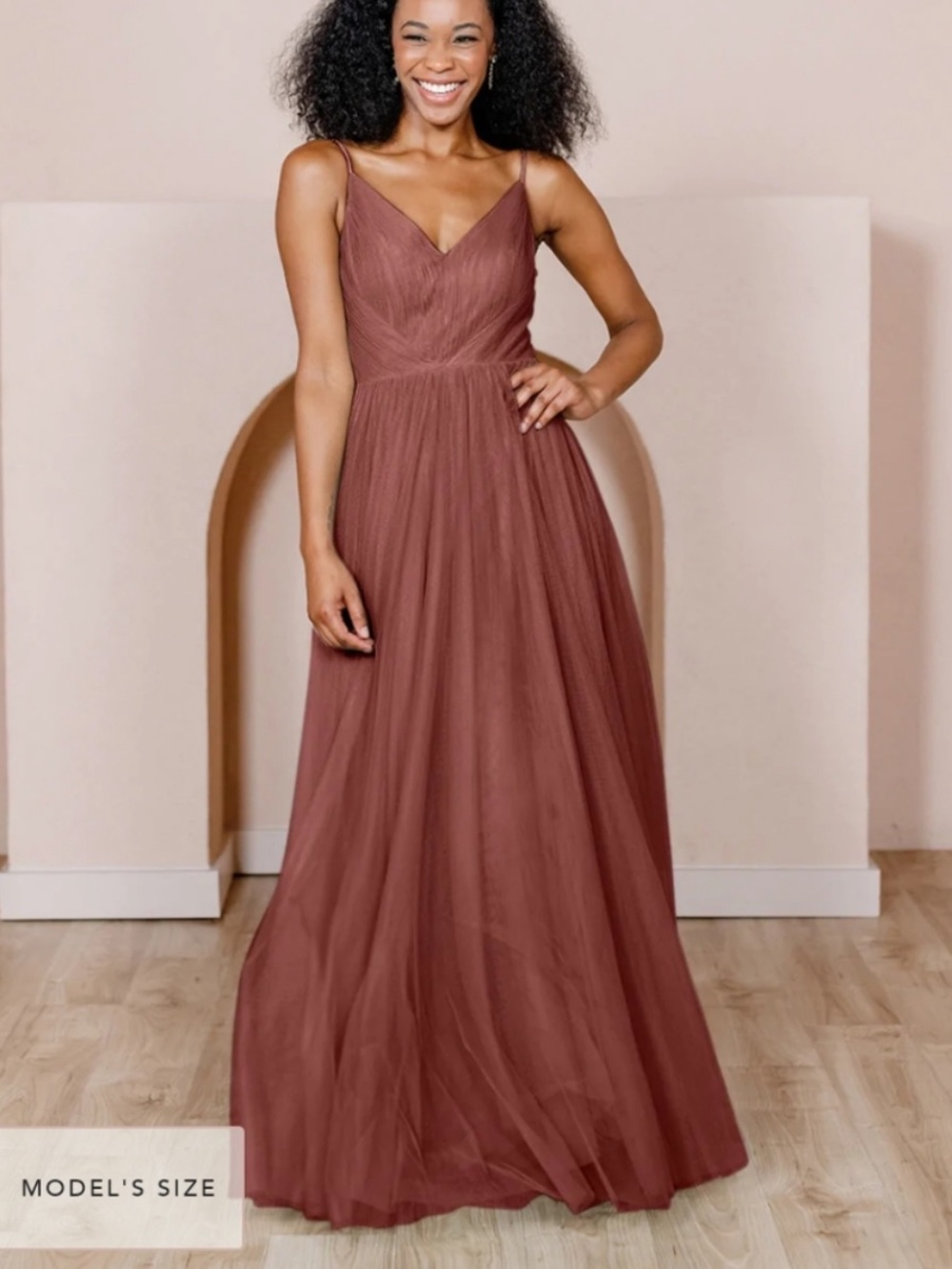 Revelry Penelope tulle maxi dress